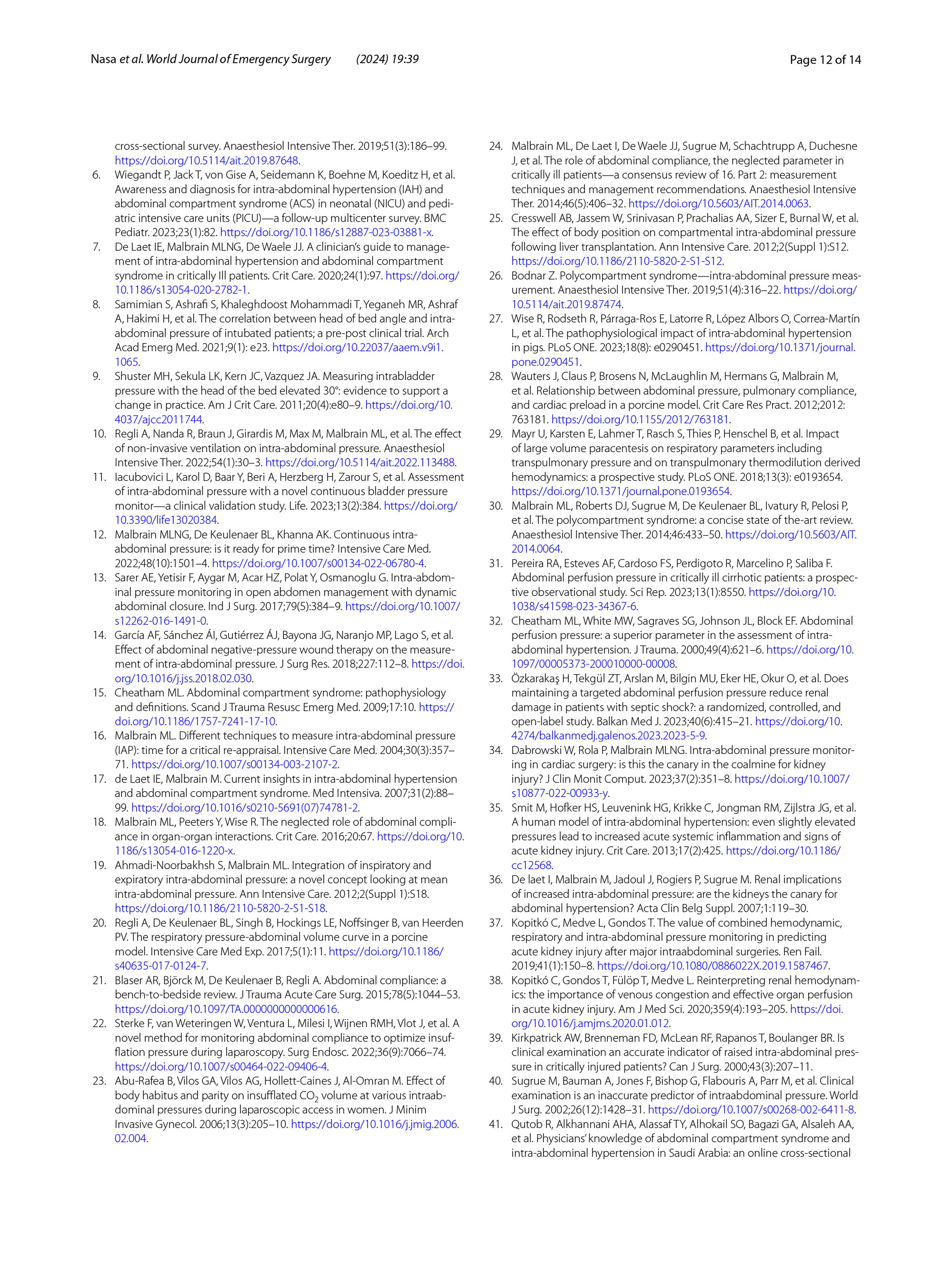 2024关于腹腔内高压和腹腔隔室综合征当前定义和最新定义的国际横断面调查-12.jpg