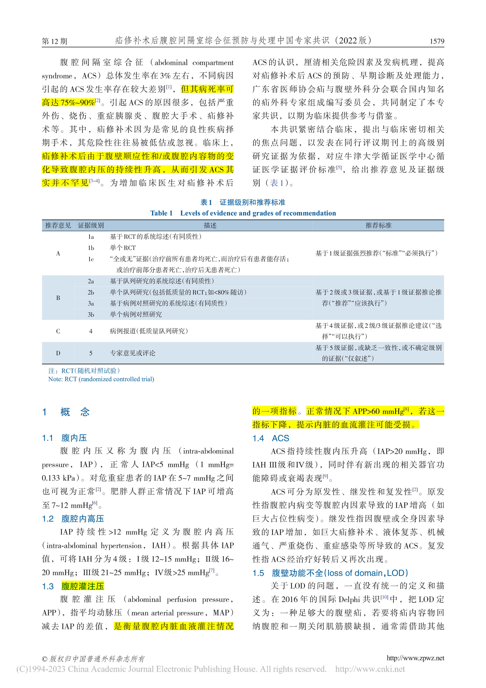 2022-疝修补术后腹腔间隔室综合征预防与处理中国专家共识-2.jpg